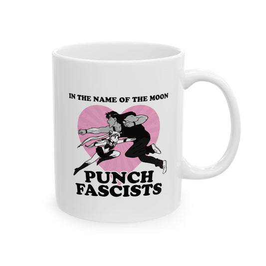 in the name of the moon, punch fascists mug